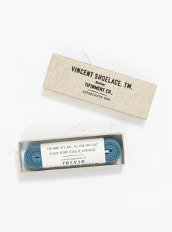 TRAVIS Shoelaces Light Indigo<Vincent Shoelace Outlet