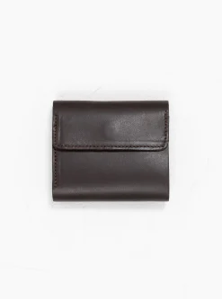 Tri-Fold Latigo Leather Wallet Brown<Heritage Leather Company Hot