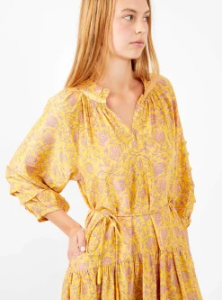Trinidad Maxi Dress Yellow Floral<Apiece Apart Online