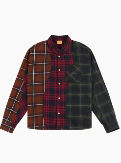 Triple Plaid Shirt Multi<Dime New