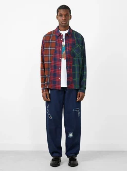 Triple Plaid Shirt Multi<Dime New