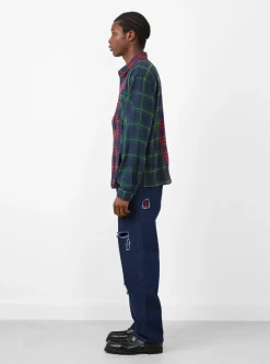 Triple Plaid Shirt Multi<Dime New