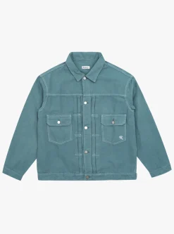 Trucker Jacket Dusty Green<Reception Online