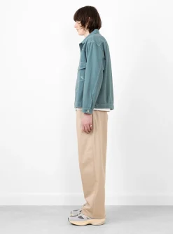 Trucker Jacket Dusty Green<Reception Online