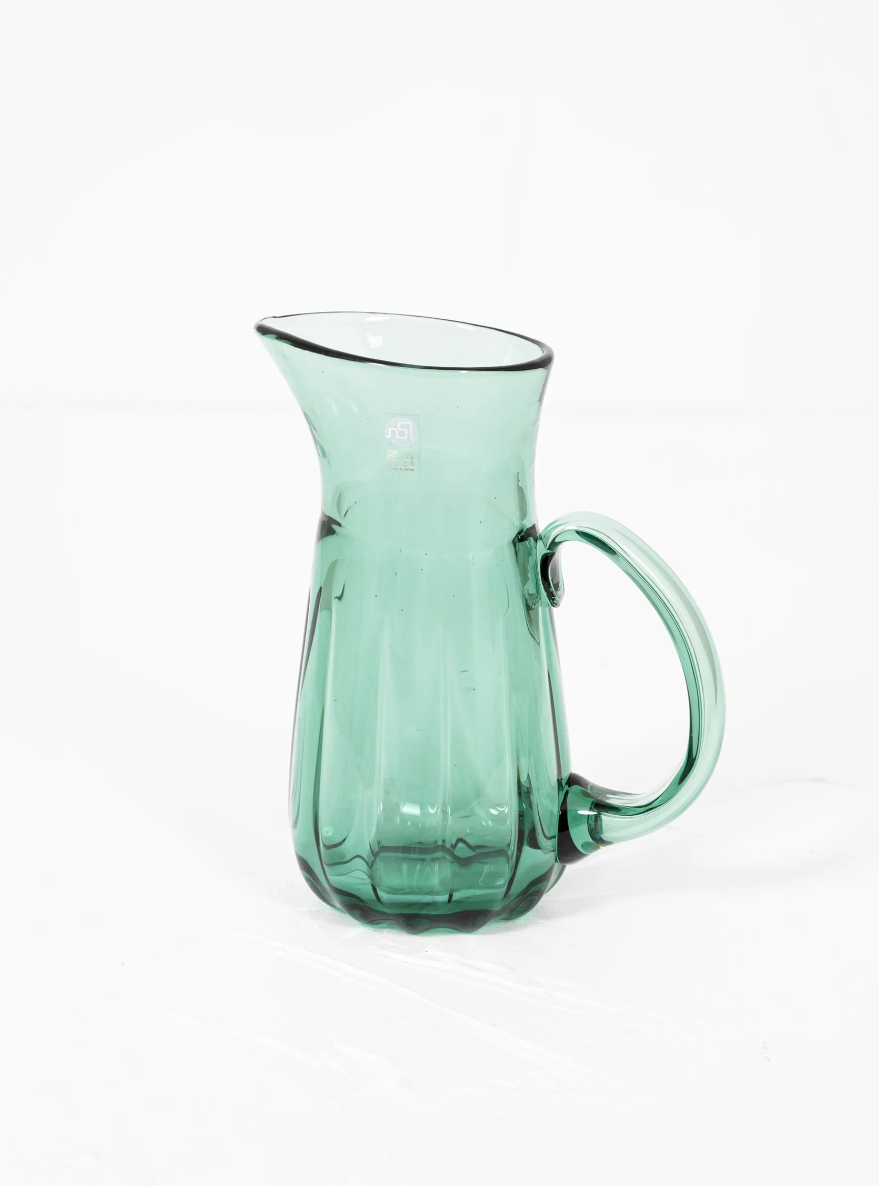Tsugaru Vidro Pitcher Aqua Green<Hokuyo Glass New