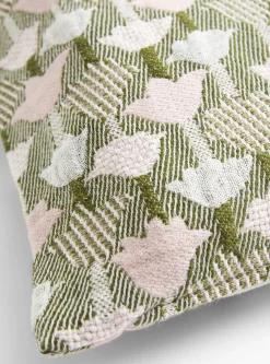 Tulppaani Cushion Rose/Olive<Lapuan Kankurit Hot