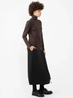 Turtleneck Top Plum<Black Crane Online