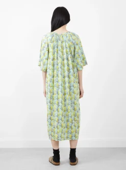 Twin Flower Jersey Dress Light Blue<Minä Perhonen Fashion