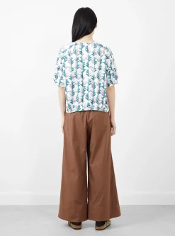 Twin Flower T-Shirt White<Minä Perhonen Outlet