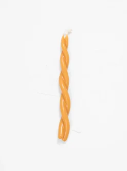 Twisted Candle Groundnut Yellow<Wax Atelier Sale