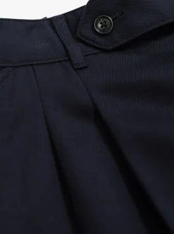 Two Out Tuck Pants Navy<Farah Japan New