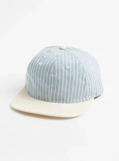 Two Tone 6 Panel Light Blue Stripe<Lite Year Fashion