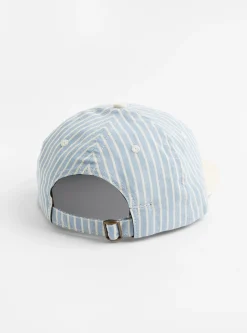 Two Tone 6 Panel Light Blue Stripe<Lite Year Fashion
