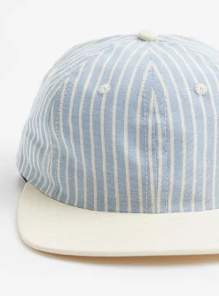 Two Tone 6 Panel Light Blue Stripe<Lite Year Fashion