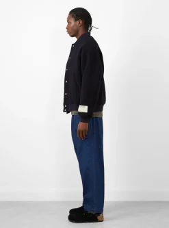 Two Tuck Wide Tapered Pants Blue Denim<Farah Japan Outlet