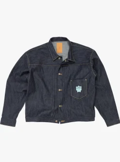 Type 1+ Cashmere Denim Jacket Rinse<TDR New