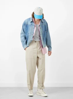 Type 1+ Nep Denim Jacket Light Vintage Wash<TDR Clearance