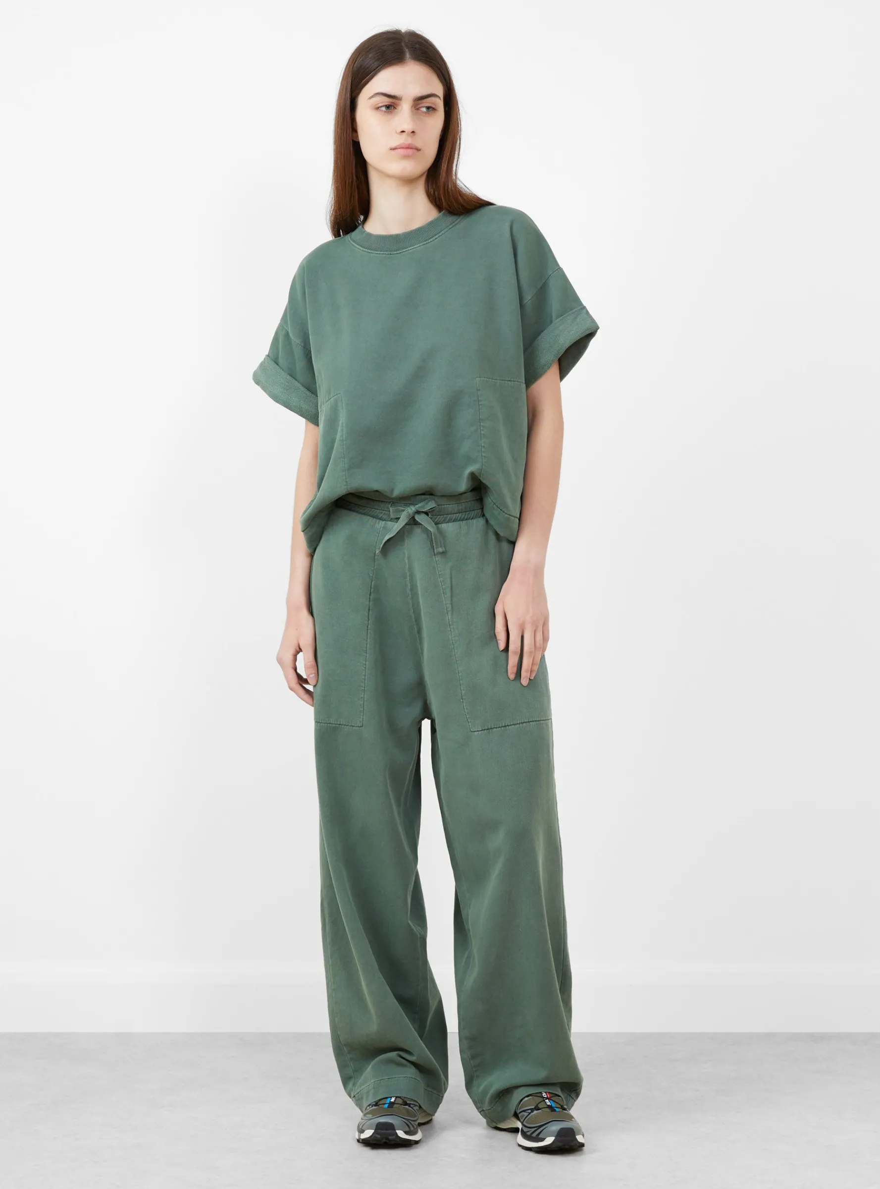 U Reformer Twill Jersey Pants Forest Green<Girls of Dust Outlet
