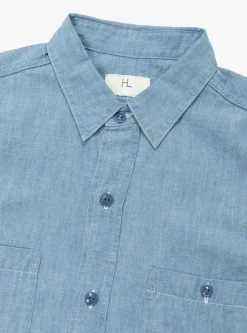 USN Chambray Shirt Indigo<HERILL New