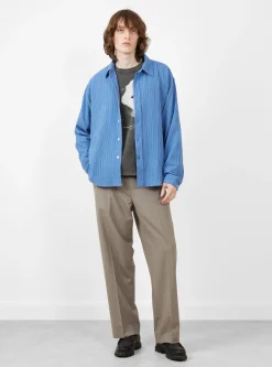 Vacation Shirt Textured Business Stripe<mfpen New