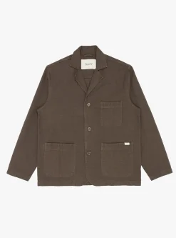Valley Unconstructed Blazer Cold Brown<forét Clearance