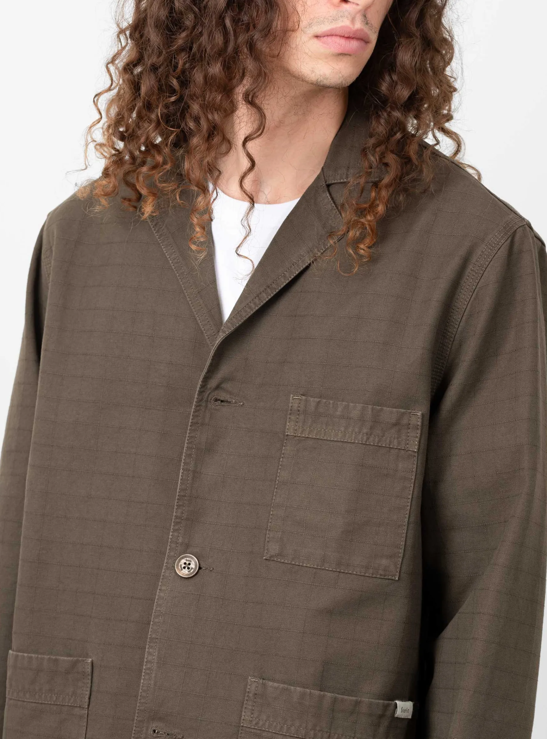 Valley Unconstructed Blazer Cold Brown<forét Clearance