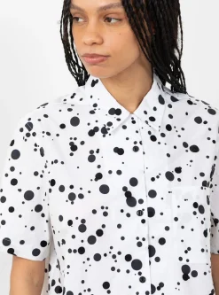 Vegas Shirt White and Black<YMC Outlet
