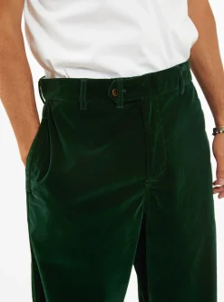 Velvet Manager Pants Bottle Green<Garbstore Fashion