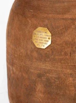 Vintage Wooden Vase with Glass Cylinder<PUEBCO Hot