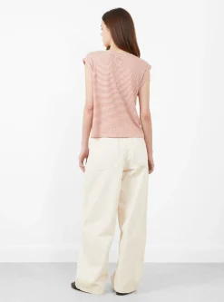 Vlyn T-Shirt Red and White Stripe<Bellerose Online
