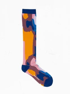 Void Transparent Socks Femme Blue Orange<Henrik Vibskov Best