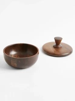 Walnut S Bowl Container - Triangle Knob<Small Goods Design Fashion