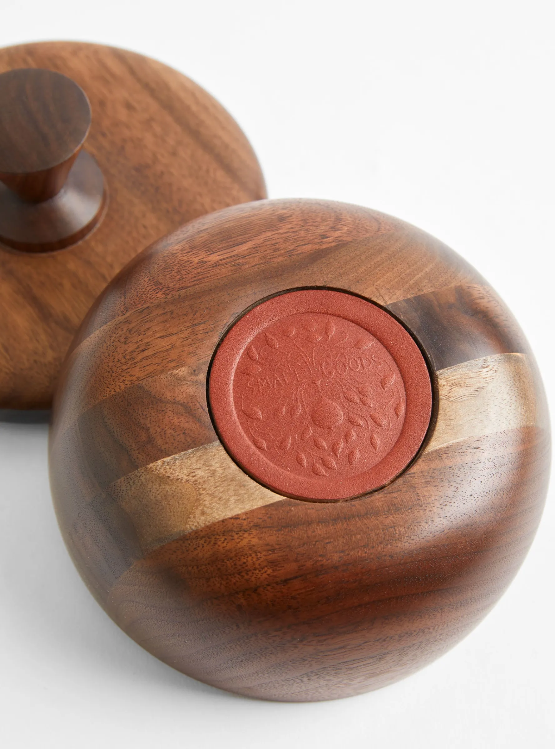 Walnut S Bowl Container - Triangle Knob<Small Goods Design Fashion