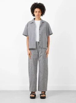 Wanda Shirt Navy/Ecru<YMC Fashion