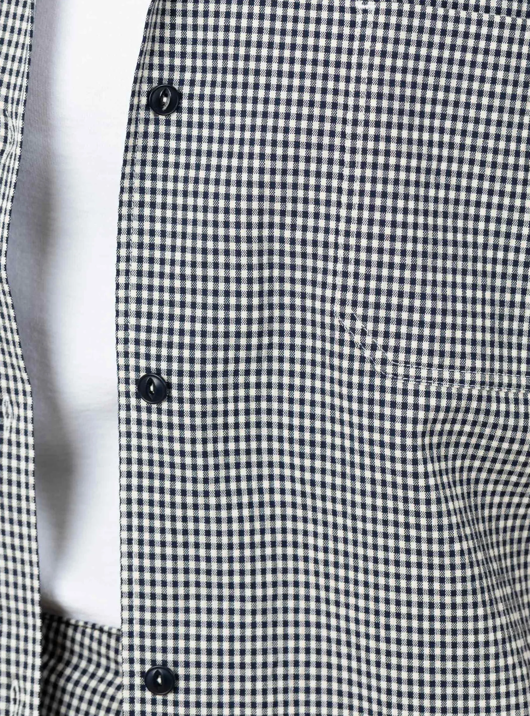 Wanda Shirt Navy/Ecru<YMC Fashion
