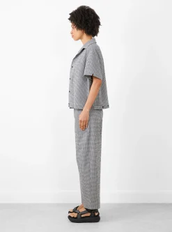 Wanda Shirt Navy/Ecru<YMC Fashion