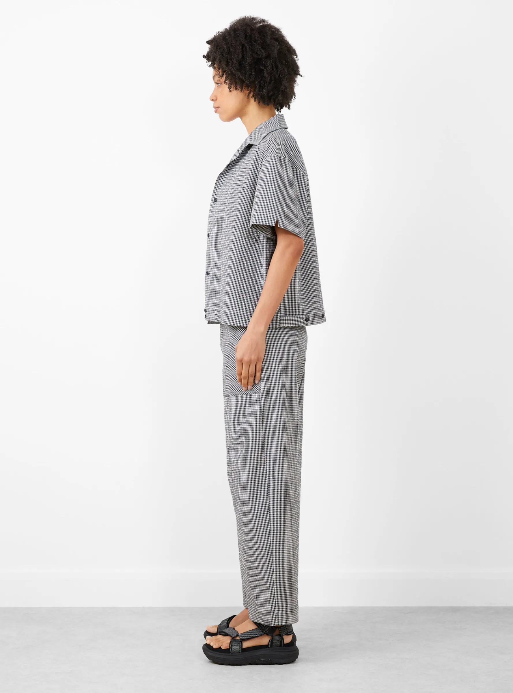 Wanda Shirt Navy/Ecru<YMC Fashion
