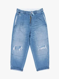 Warden Pant Washed Indigo<TDR Sale