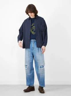 Warden Pant Washed Indigo<TDR Sale