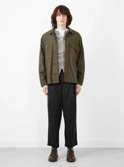 Warden Shirt Olive<TDR Fashion