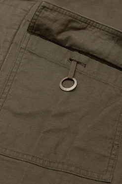 Warden Shirt Olive<TDR Fashion