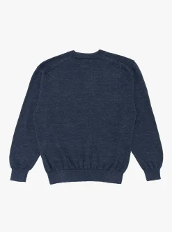 Washed Linen Crewneck Navy<BATONER Sale