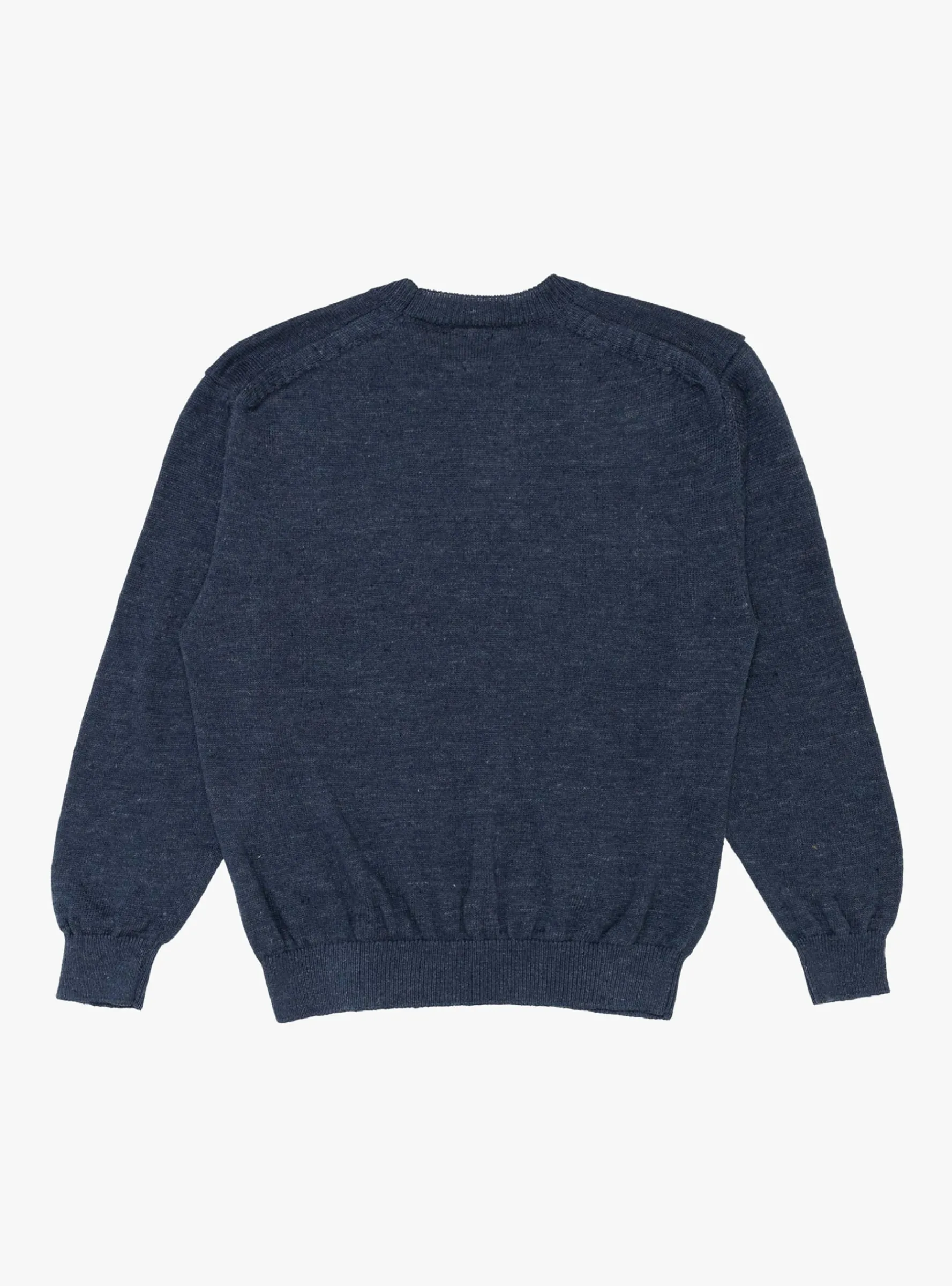 Washed Linen Crewneck Navy<BATONER Sale