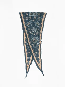 WASHER Silk Neckerchief Navy<Kapital Best