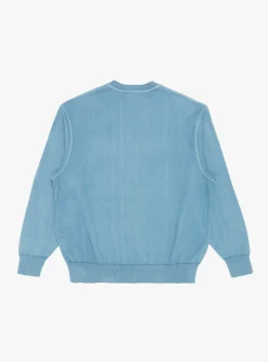 Watanabe Wave Cotton Knit Pullover Aizome<Yonetomi Clearance