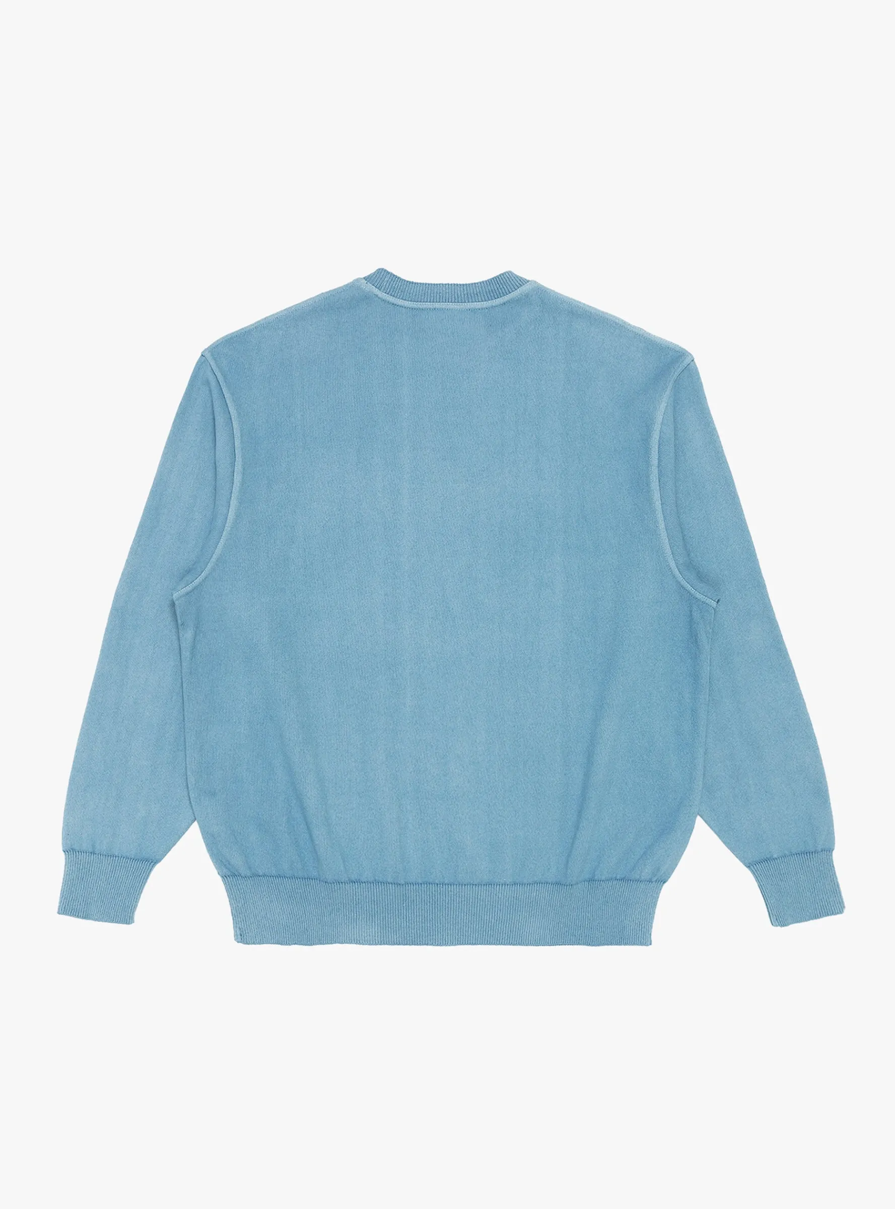 Watanabe Wave Cotton Knit Pullover Aizome<Yonetomi Clearance
