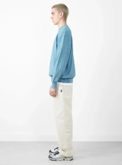 Watanabe Wave Cotton Knit Pullover Aizome<Yonetomi Clearance