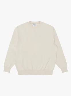 Wave Cotton Knit Pullover Beige<Yonetomi Hot
