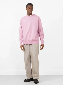 Wave Cotton Knit Pullover Pink<Yonetomi Sale
