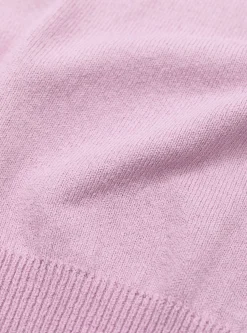 Wave Cotton Knit Pullover Pink<Yonetomi Sale